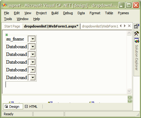 Boundcolumn And Template Column